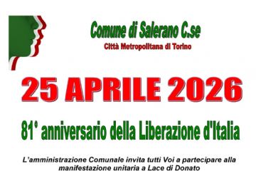 25 Aprile 2026 - Festa della Liberazione
